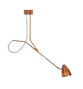 Pendente Munclair 4650 AsaErlon Tessari Articulado Cupula Metal150 x 95 x 1E27 BULBO LED