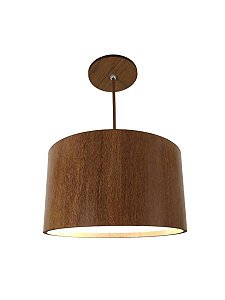 Pendente Slim 28 Classic Lar Madeira 27,5cm 2x E27 – Ref. 1106