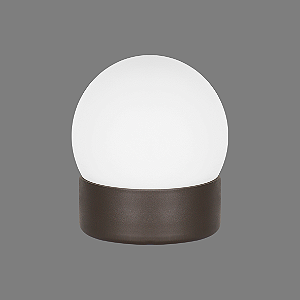 Abajur Dueluci Nina 1071 Vidro Branco Fosco Ø10cm x A11,5cm Soquete G9 LED 5,6W Linha Design Minimalista