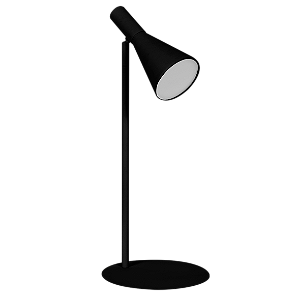 Abajur Dueluci Pica Pau 456E Alumínio Acrílico Ø16cm x A47cm Cúpula Ø9,5cm x Ø3cm x A20cm Interruptor no Rabicho LED E27 Bolinha 3W Linha Design Moderno