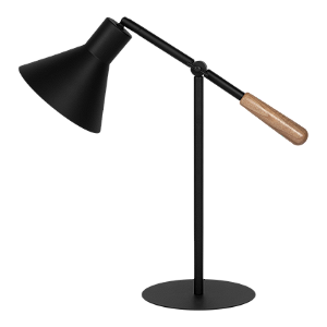 Abajur Dueluci Serena 1082 Alumínio e Madeira Articulado