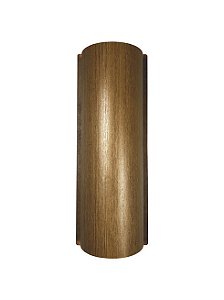 Arandela Sólida Longa Classic Lar Madeira 40cm 2x E27 – Ref. 1086