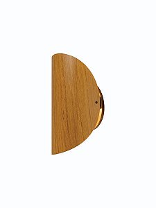 Arandela Lótus Pequena Classic Lar Madeira 24cm G9 – Ref. 1114