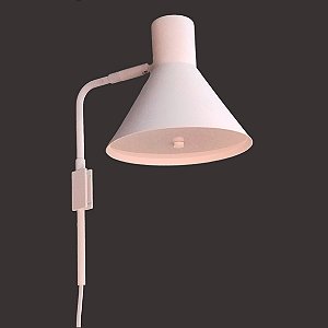 Arandela Articulada Dueluci Alumínio Acrílico Cúpula G9 (Interruptor na Cúpula) 389GCU PIX