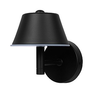 Arandela Dueluci Treviso 423 Alumínio Tampa Vidro Jateado C11cm x P14cm x A14cm LED 5,6W 2700K 430Lm Bivolt Linha Design Moderno