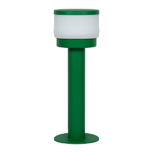 Balizador Externo CHEESE TAMP 4233 com Cúpula Tampa G9 5W – Estrutura Ø10 x A30 cm – Dueluci Iluminação