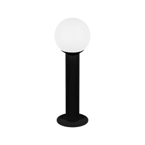 Balizador Externo ESFERA Ø10 4204 com Globo 10 cm G9 5W – Estrutura Ø10 x A43 cm – Dueluci Iluminação