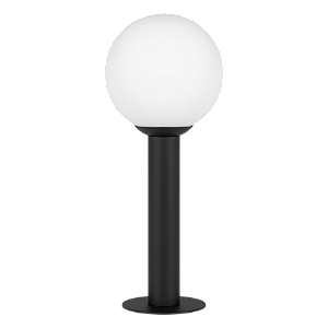 Balizador Externo ESFERA Ø14 4213 com Globo 14 cm G9 5W – Estrutura Ø14 x A37 cm – Dueluci Iluminação