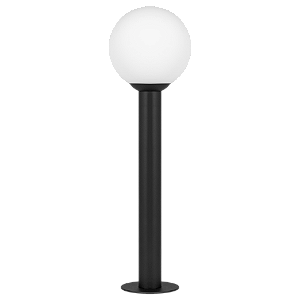 Balizador Externo ESFERA Ø14 4214 com Globo 14 cm G9 5W – Estrutura Ø14 x A47 cm – Dueluci Iluminação