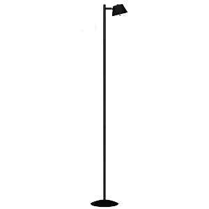 Coluna Giratória Dueluci Treviso 426/1 Alumínio Tampa Vidro Jateado C26cm x A144cm LED 5,6W 2700K 430Lm Bivolt Linha Design Moderno