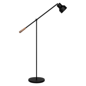 Coluna SERENA 2118 em Alumínio e Madeira com Cúpula Ø13/Ø6,5 x A13,5 cm para 1 Lâmpada LED E27 – Dueluci Iluminação