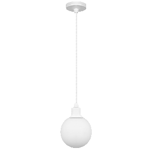Pendente BOLA 8 2308-5 em Vidro Esfera Ø8 x A10 cm com Soquete G9 LED 5W e Canopla Mini – Dueluci Iluminação