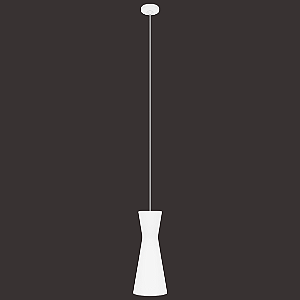 Pendente Dueluci Di Vetro 508 Cúpula Vidro Branco Ø7cm x A18cm LED 1x G9 Linha Design Contemporâneo