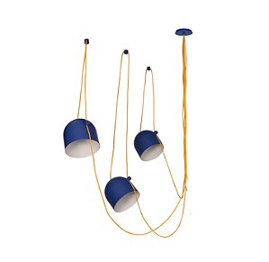 Pendente Dueluci Fantasy Onix G 810/3G Ø28cm x A28cm 3x E27 LED Linha Design Contemporâneo