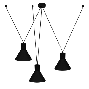 Pendente Dueluci Mult PIX A 817/5A Alumínio e Acrílico 5x Cúpulas Ø17cm x A16cm 10x G9 5W Linha Design Contemporâneo