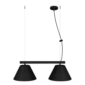 Pendente Dueluci Refly 474-2G Alumínio Acrílico C62cm x P22cm x A16cm Cúpulas Ø10cm x Ø22cm x A12cm LED 4x G9 5W Linha Design Moderno