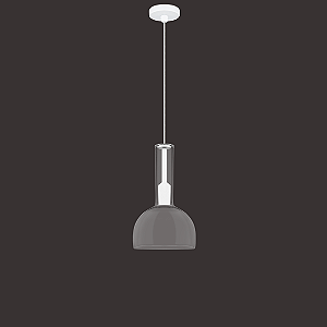 Pendente Dueluci Tune 518 Cúpula Vidro Cristal Ø3,4cm x Ø11,5cm x A18,5cm LED 1x G9 7W Linha Design Contemporâneo