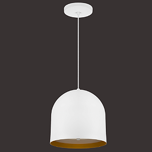 Pendente Dueluci Vistoso 463 Alumínio Acrílico Ø28cm x A28cm 2x Soquetes E27 LED Linha Design Moderno