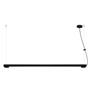 Pendente LIGHT 1 3503 Direto Perfil ∟ 3,8 x 3,8 cm C123 x P5,5 x A5 cm para Lâmpada T8 120 cm Ponteira Redonda – Dueluci Iluminação