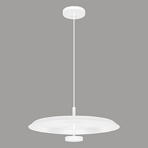 Pendente STAR 2408 Ø43 x A15 cm em Alumínio com Luz Indireta e Placa LED 15W 3000K Bivolt – Dueluci Iluminação