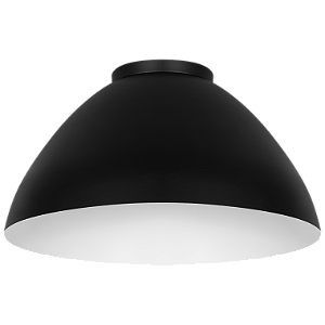 Plafon Dueluci Aran 974G Alumínio Ø50cm x A30cm Sem Acrílico 1x E27 LED Linha Design Contemporâneo