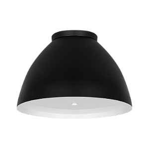 Plafon Dueluci Aran 974MA Alumínio Ø40cm x A27cm Com Acrílico 2x E27 LED Linha Design Contemporâneo