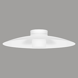 Plafon STAR 2420 Ø47 x A11,5 cm em Alumínio e Vidro Cheese com Soquete G9 LED 5W – Dueluci Iluminação