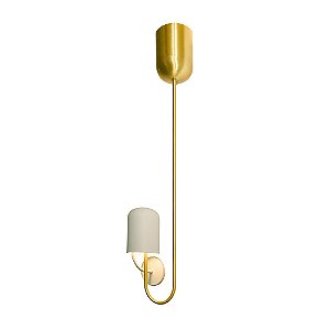 Arandela Ytu Munclair Iluminação – Design Erlon Tessari 2 Cúpulas Altura 96cm 2382