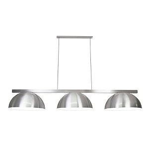Pendente Clássicos 3 Cúpulas Munclair Iluminação – Ø45x20cm, Altura Regulável até 200cm 4631-3