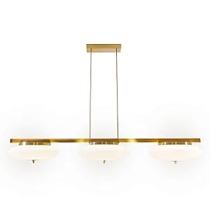 Pendente Lis Triplo Munclair – Studio Design 31,5×120×15 cm (3× LED 2700K, Bivolt) 4698-3