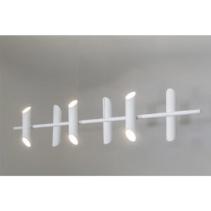 Pendente Mandacaru Linear Munclair – Fabíola Bergamo 120cm, 12x G9 (Regulável 200cm) 4683-6