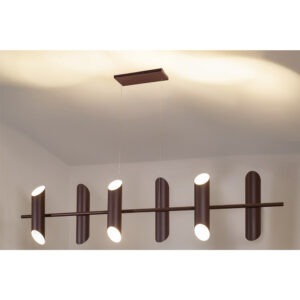 Pendente Mandacaru Linear Munclair – Fabíola Bergamo 150cm, 12x GU10 (Regulável 200cm) 4684-6