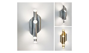 Arandela Mandacaru Munclair – Fabíola Bergamo L16×P11×A47 cm, 8× G9 (Tubos Ø5 cm)