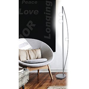 Coluna Abajur Old Artisan ABC-5890 – 3 G9 – P250 × L240 × A1600 mm – Acabamento Pintado / Escovado / Polido