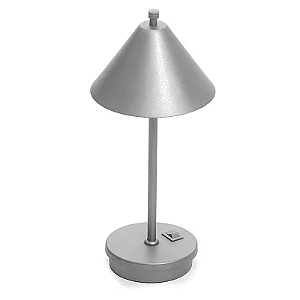 Luminária Old Artisan ABJ-5533 Recarregável – 2 LEDs 0,5W 3000K – 80 lm – A290 × Ø155 mm – Acabamento