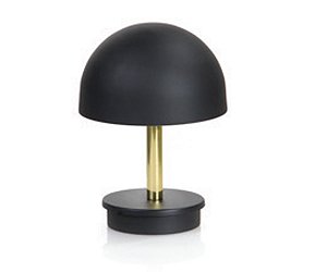 Abajur de Mesa Old Artisan ABJ-5831 – 3 G9 – Ø140 × A190 mm – Acabamento Pintado / Escovado / Polido