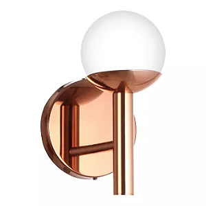 Arandela Old Artisan AR-5444 – 1 G9 – Globo Ø120 mm – L120 × P160 × A240 mm – Acabamento