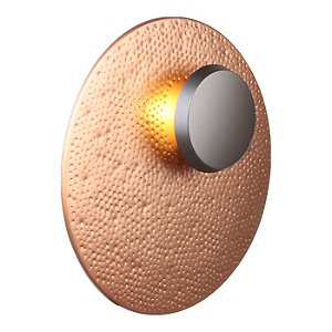 Arandela Old Artisan AR-5714 em Alumínio – 1 LED 5,5W – A80 × Ø380 mm – Acabamento Corrugado