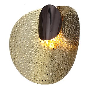 Arandela Old Artisan AR-5716 em Alumínio – 1 G9 – C90 × L240 × A280 mm – Acabamento Liso