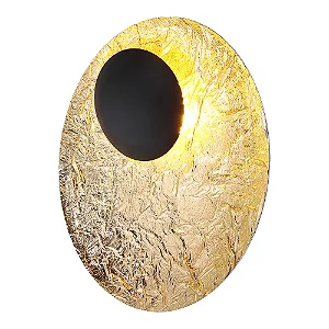 Arandela Old Artisan AR-5730 em Alumínio – 1 LED 5,5W 2700K – P150 × Ø460 mm – Acabamento Metal Gold