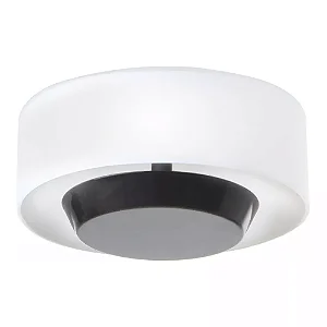 Arandela Interna Old Artisan AR-5794 em Alumínio – LED Integrado 9 W – Ø180 × A90 mm – Acabamento Pintado com Vidro Âmbar/Clear