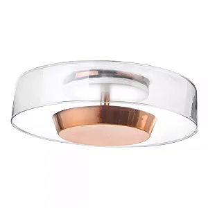Arandela Interna Old Artisan AR-5795 em Alumínio – LED Integrado 9 W – Ø255 × A90 mm – Acabamento Pintado com Vidro Branco