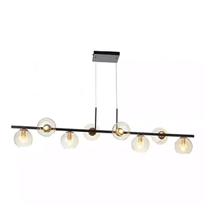 Pendente Old Artisan PD-5438 – 8 G9 – Globo Ø120 mm – C1200 × L255 × A180 mm – Acabamento