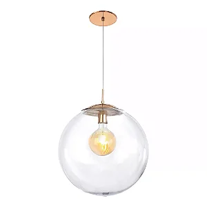Pendente Old Artisan PD-5474 – 1 E27 – Globo Ø250 mm – Ø250 × A310 mm – Acabamento