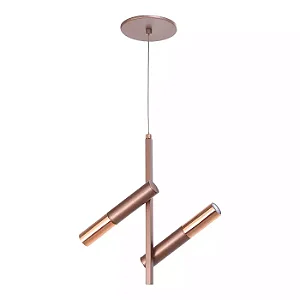 Pendente Old Artisan PD-5484 – 2 G9 – L200 × P100 × A310 mm – Acabamento