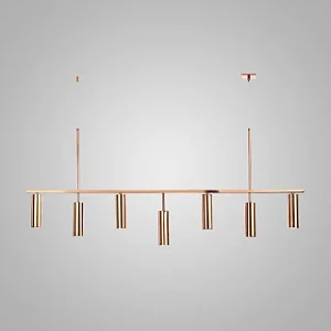 Pendente Old Artisan PD-5487 – 7 MR11 – C1300 × L50 × A590 mm – Acabamento