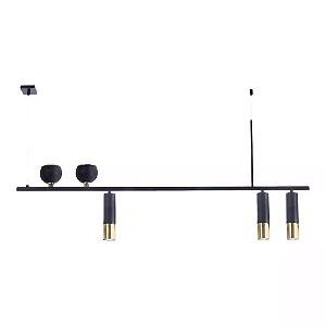 Pendente Old Artisan PD-5526 – 5 Mini GU – C1200 × L90 × A560 mm – Acabamento