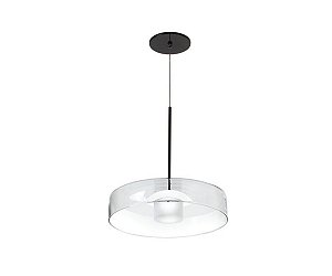 Pendente Interno Old Artisan PD-5793 em Alumínio – LED Integrado 5,5 W 2700 K – Ø320 × A320 mm – Acabamento Pintado com Vidro Branco