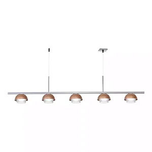 Pendente Interno Old Artisan PD-5853 em Alumínio – 5 Lâmpadas G9 – A250 × L120 × C1200 mm – Acabamentos Pintado / Escovado / Polido