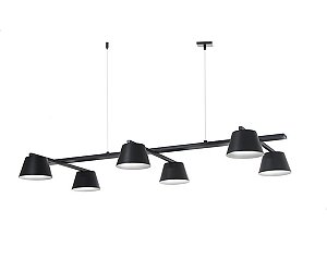 Pendente Interno Old Artisan PD-5913 em Alumínio – 6 Lâmpadas MR11 5W – C1120 × L550 × A110 mm – Acabamentos Pintado, Escovado ou Polido